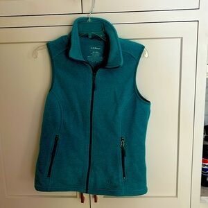 LL Bean fleece vest